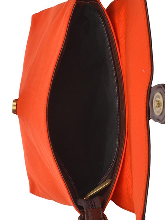 orange canvas sling bag - 14223969 - Zoom Image - 3