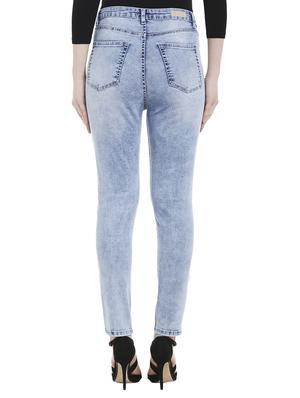 blue cotton casual denim jean - 14227354 - Standard Image - 3