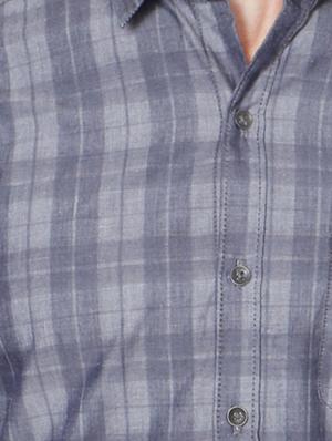 grey cotton casual shirt - 14238080 - Standard Image - 3