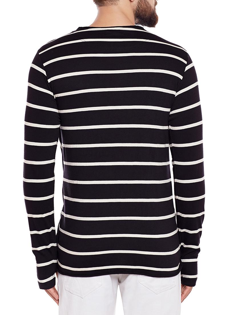 black cotton t-shirt - 14242553 - Zoom Image - 3