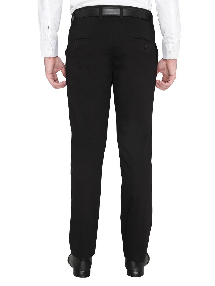 black cotton formal trouser - 14247678 - Zoom Image - 3
