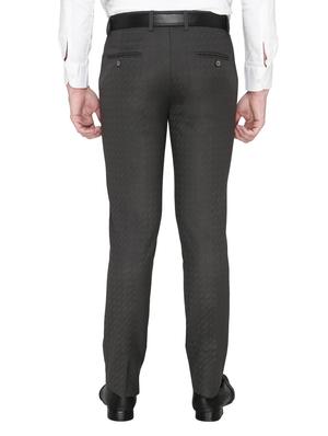 grey cotton formal trouser - 14247697 - Standard Image - 3