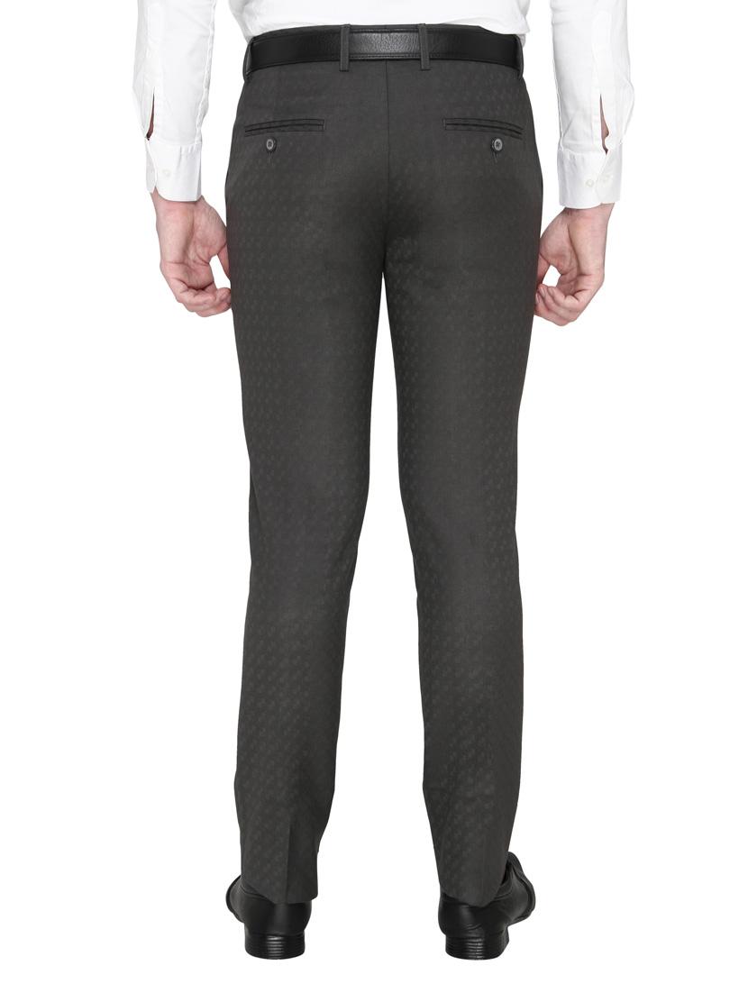 grey cotton formal trouser - 14247697 - Zoom Image - 3