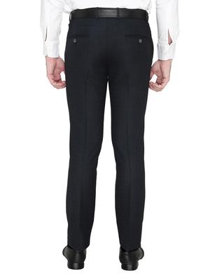 navy blue cotton formal trouser - 14247713 - Standard Image - 3