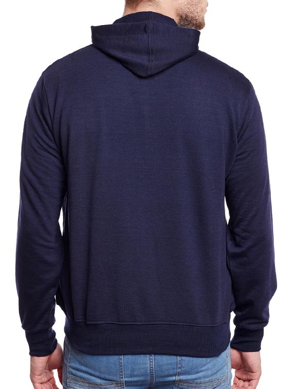 navy blue cotton sweatshirt - 14250452 - Zoom Image - 3