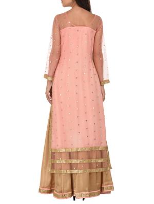 sky blue unstitched skirt suit dress material - 14254073 - Standard Image - 3