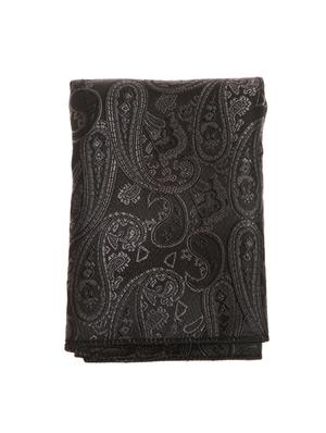 black micro silk fabric tie - 14264678 - Standard Image - 3