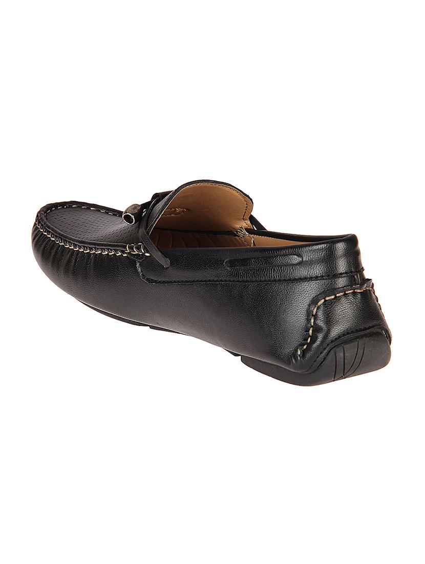 black leatherette slip on loafer - 14268719 - Zoom Image - 3