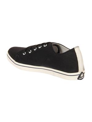 black Canvas lace up sneaker - 14292625 - Standard Image - 3