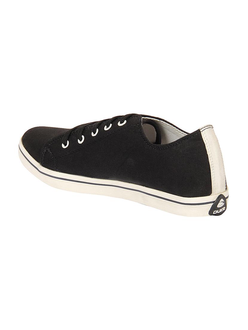 black Canvas lace up sneaker - 14292625 - Zoom Image - 3
