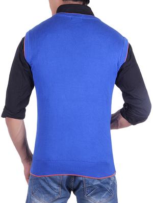 blue cotton pullover - 14314778 - Standard Image - 3