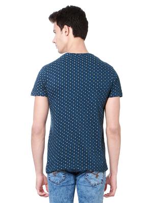 blue all over print t-shirt - 14316192 - Standard Image - 3