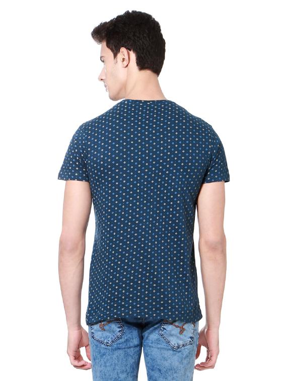 blue all over print t-shirt - 14316192 - Zoom Image - 3