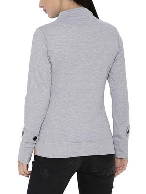 grey cotton jacket - 14320451 - Standard Image - 3
