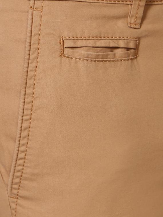 beige cotton casual trouser - 14321702 - Zoom Image - 3