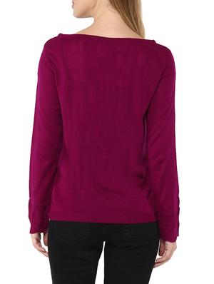 purple woollen pullover - 14321813 - Standard Image - 3