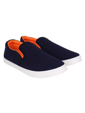 blue canvas casual slipon - 14324100 - Standard Image - 3