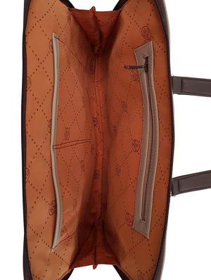 beige leatherette laptop bag - 14328380 - Standard Image - 3