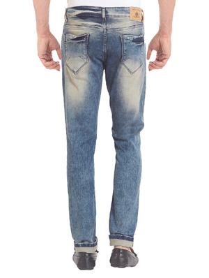 blue heavy washed jeans - 14332016 - Standard Image - 3