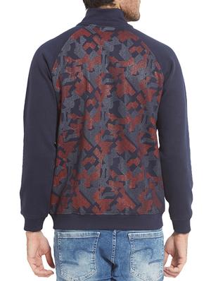 blue cotton casual jacket - 14332234 - Standard Image - 3