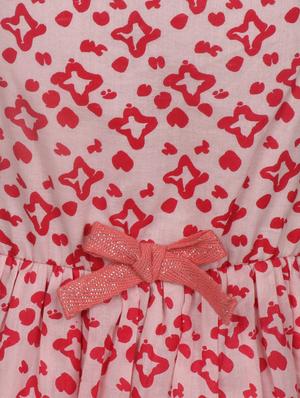 red cotton frock - 14333862 - Standard Image - 3