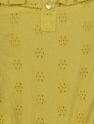 yellow cotton playsuit - 14336012 - Standard Image - 3