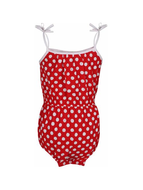 red cotton playsuit - 14336016 - Standard Image - 1