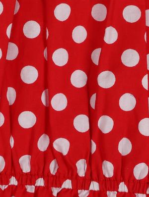 red cotton playsuit - 14336016 - Standard Image - 3