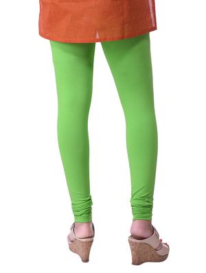 green cotton leggings - 14337626 - Standard Image - 3