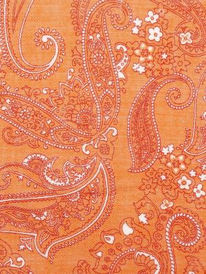orange woollen stole - 14341410 - Standard Image - 3