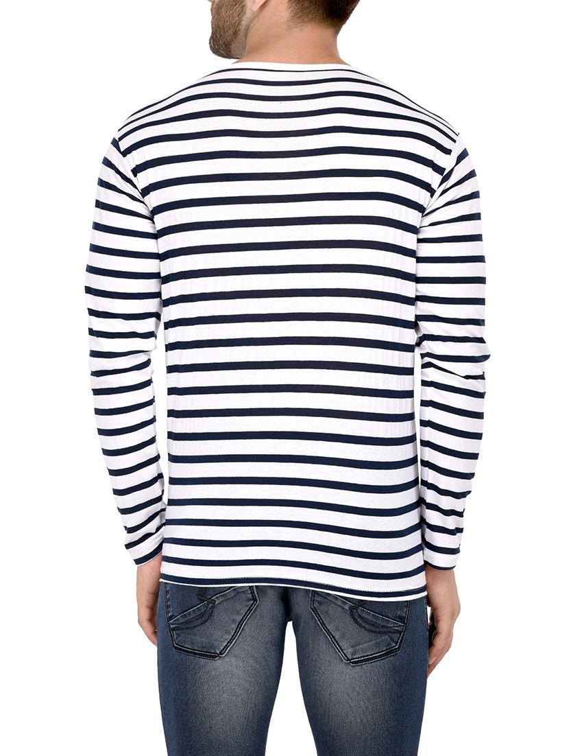 monochrome striped t-shirt - 14346060 - Zoom Image - 3