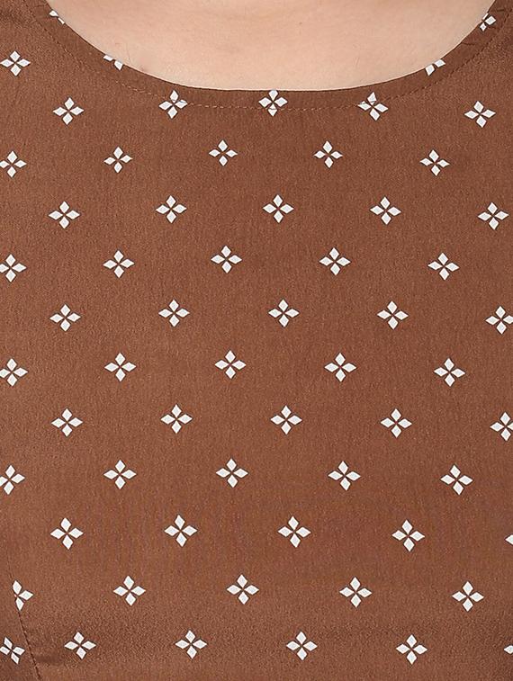 mahogany brown sheath dress - 14347292 - Zoom Image - 6