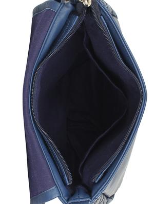 blue leatherette regular sling bag - 14349323 - Standard Image - 3