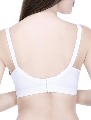 floral patch solid bra - 14351311 - Standard Image - 3