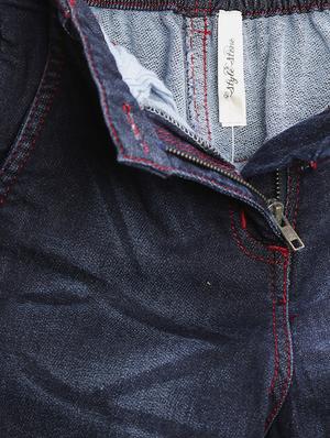 blue cotton blend shorts and threefourth - 14358897 - Standard Image - 3