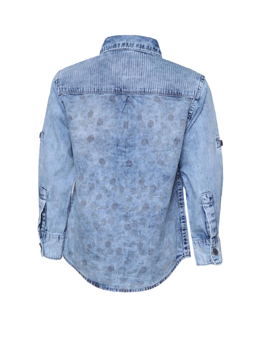 light blue denim shirt - 14364144 - Zoom Image - 3