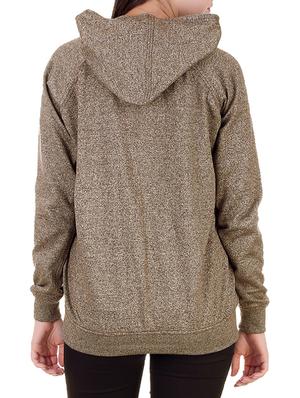 brown fleece hooded sweatshirt - 14365084 - Standard Image - 3