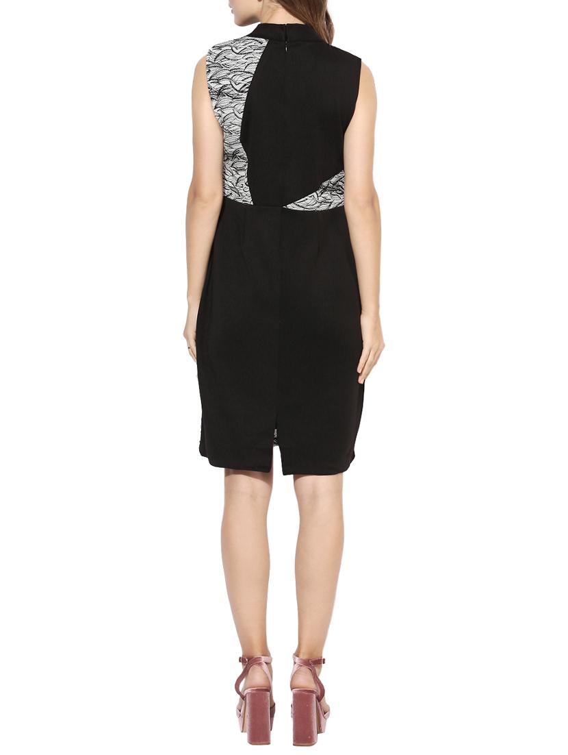 black printed casual dress - 14369130 - Zoom Image - 3