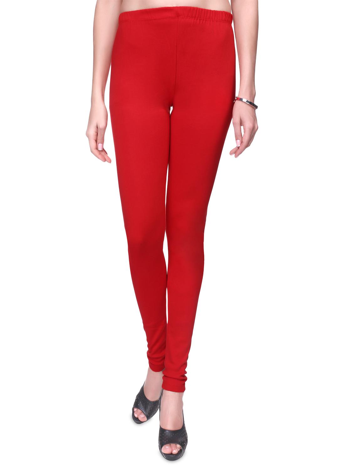 red cotton leggings - 14372592 - Zoom Image - 3
