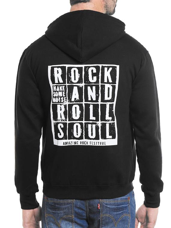 black fleece sweatshirt - 14372642 - Zoom Image - 3