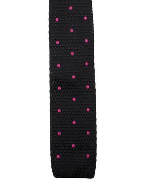 black micro fibre tie - 14375182 - Standard Image - 3