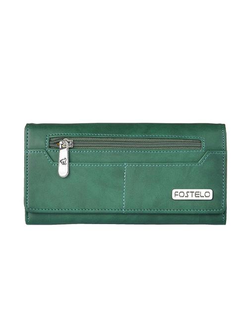 green leatherette regular clutch - 14378111 - Very Small Image - 1