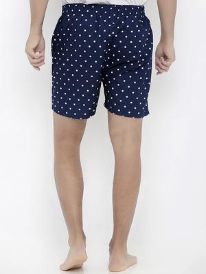 navy blue cotton boxer - 14379027 - Standard Image - 3