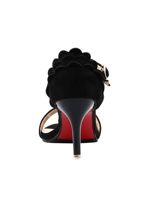 black ankle strap sandal - 14379727 - Standard Image - 3