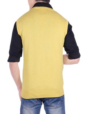 yellow cotton pullover - 14381032 - Standard Image - 3