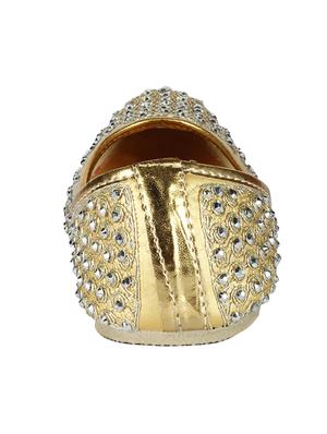 gold slip on jutis - 14383552 - Standard Image - 3