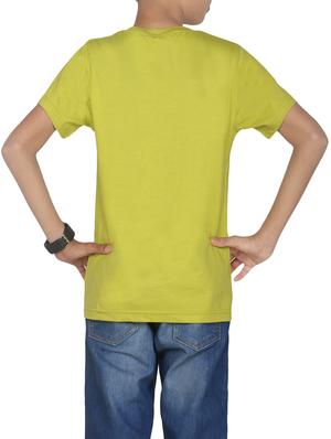 green cotton blend t-shirt - 14387463 - Standard Image - 3