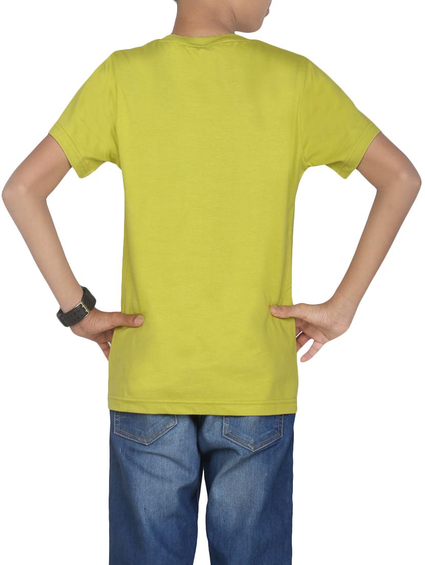 green cotton blend t-shirt - 14387463 - Zoom Image - 3