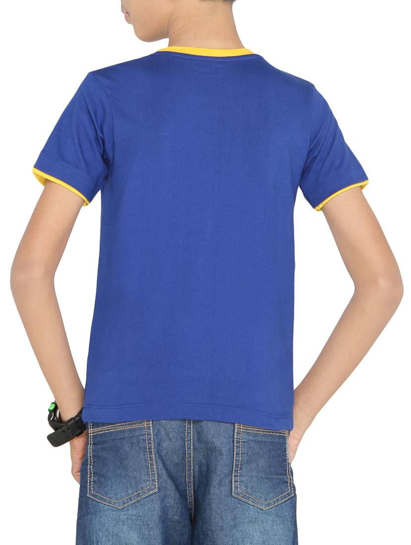 blue cotton tshirt - 14387482 - Zoom Image - 3