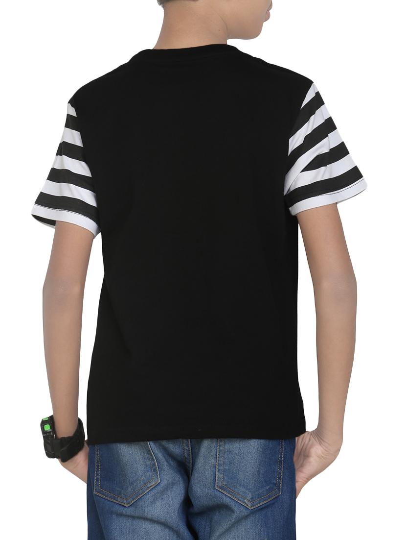black cotton tshirt - 14387489 - Zoom Image - 3